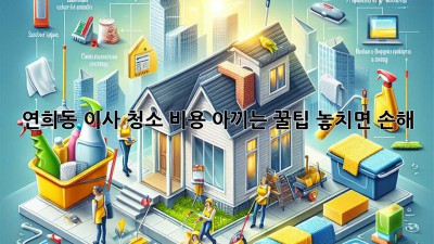 연희동 이사 청소🧹 비용 아끼는 꿀팁! 놓치면 손해🙊